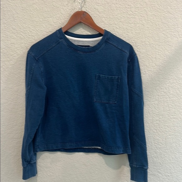 United By Blue Blue Crew Neck Sweater - Picture 1 of 7